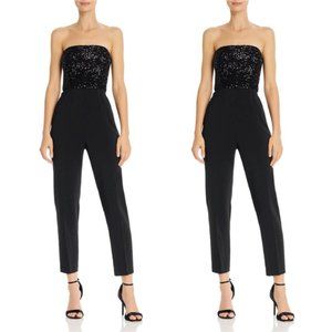 JAY GODFREY SEQUIN STRAPLESS JUMPSUIT